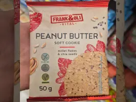Peanut butter soft cookie millet flakes & chia seeds 50 g