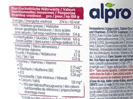 Jogurt od soje s crvenim voćem i datuljama 400 g