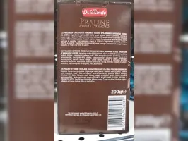 Praline od tamne čokolade punjene kakao kremom 200 g